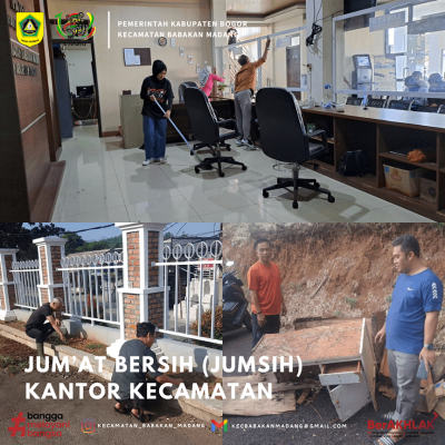 Jum’at Bersih (JUMSIH) Kantor Kecamatan