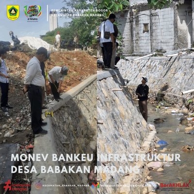 Monev Bankeu Infrastruktur  Desa Babakan Madang
