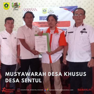 Musyawarah Desa Khusus Desa Sentul