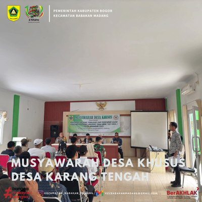 Musyawarah Desa Khusus Desa Karang Tengah