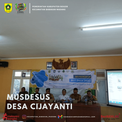 Musyawarah Desa Khusus Desa Cijayanti