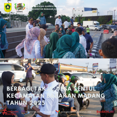 Berbagi Takjil Desa Sentul Kecamatan Babakan Madang Tahun 2025