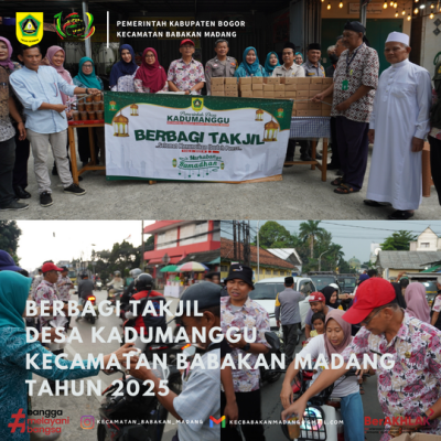 Berbagi Takjil Desa Kadumanggu Kecamatan Babakan Madang Tahun 2025