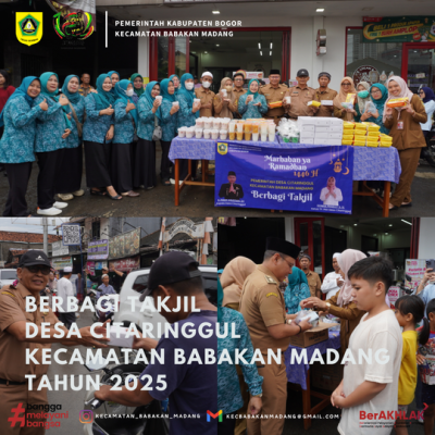 Berbagi Takjil Desa Citaringgul Kecamatan Babakan Madang Tahun 2025