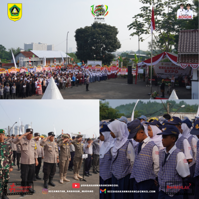 Upacara Hari jadi bogor ke -543 Tingkat Kecamatan Babakan Madang